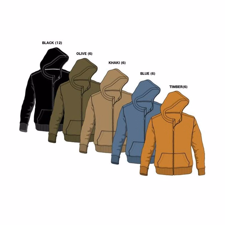 Boys Zip Hoodies - Size 4-6X Assorted Colors