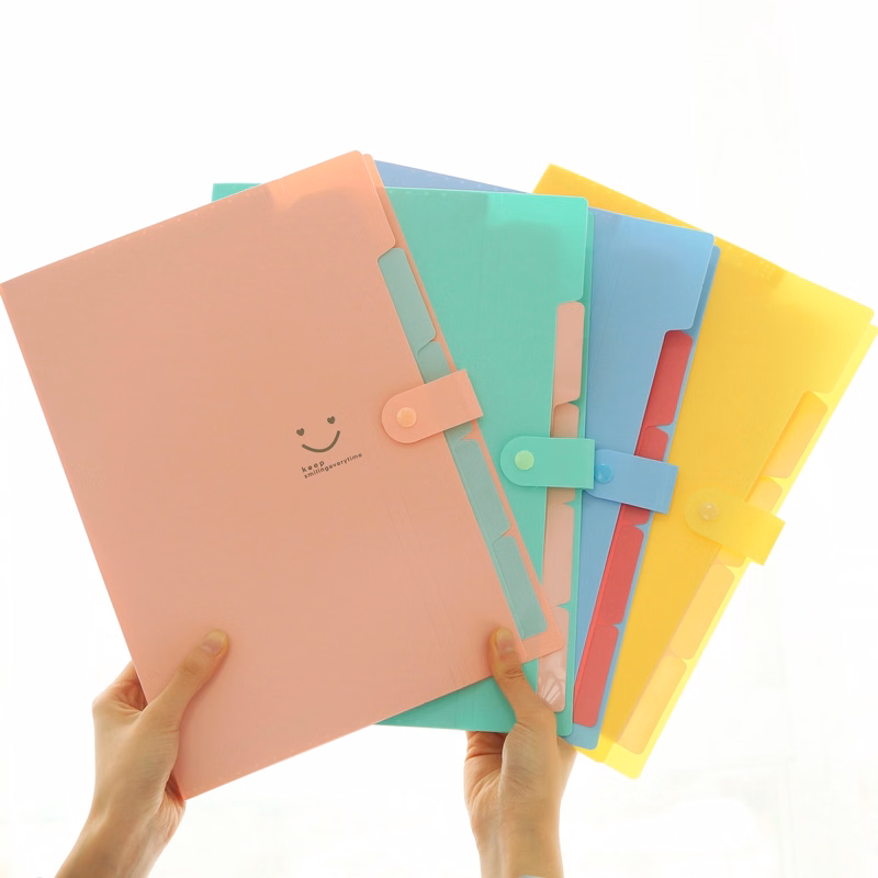 Expanding File Folder 5 Pockets