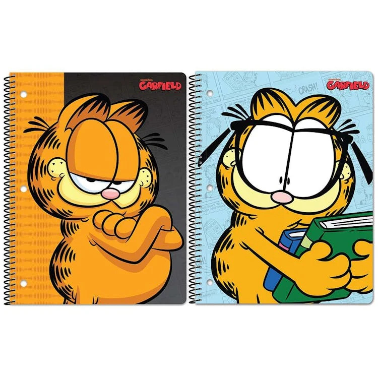 Garfield Spiral Bound Notebooks - Assorted 1