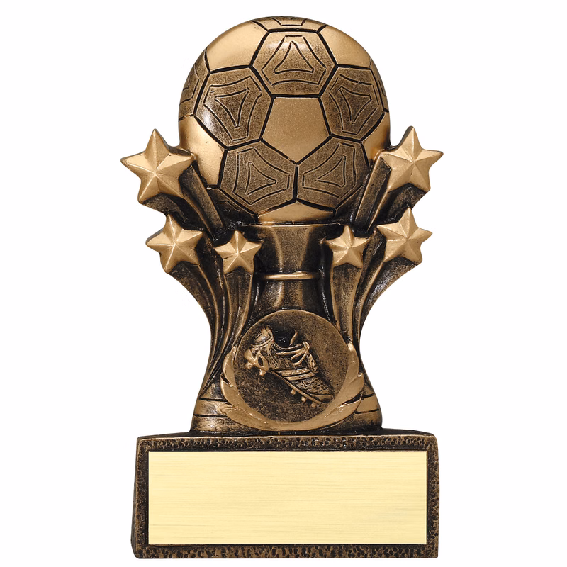 Soccerball Rising Star Resin