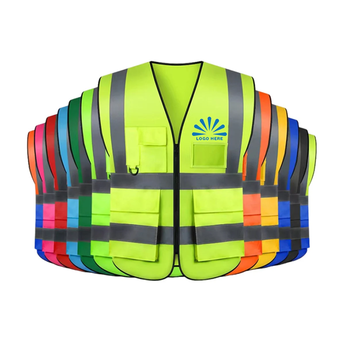 Reflective Warp Knitted Safety Vest 1