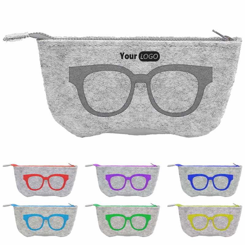Other Fabric Felt Glasses Bag With Logo