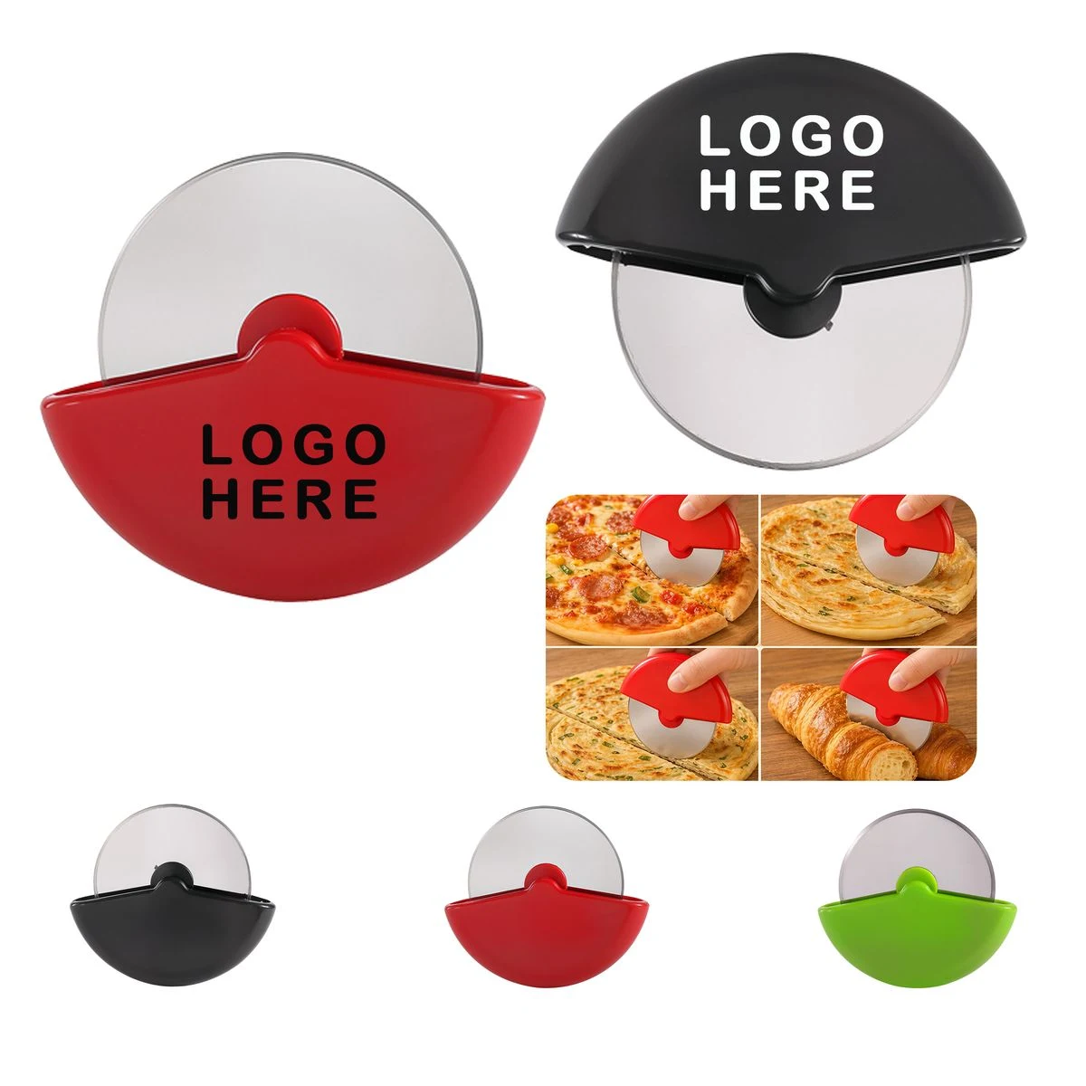 Durable and portable Stainless Steel Pizza Cutter 1