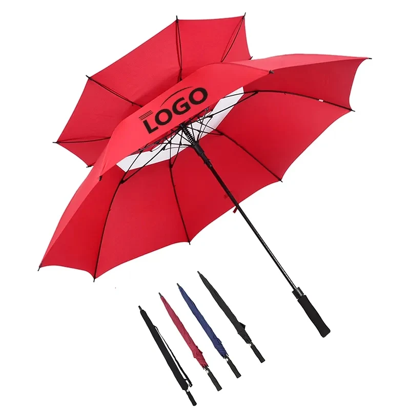 Double Canopy Automatic Open Golf Umbrella 1