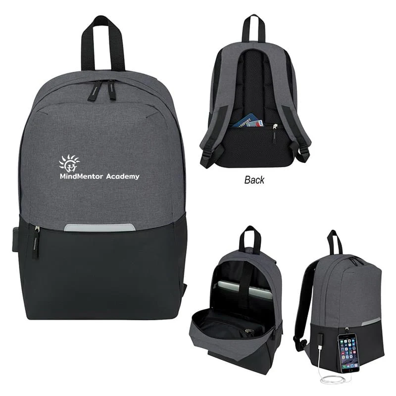 Padded Laptop Bag with Charging Port 1