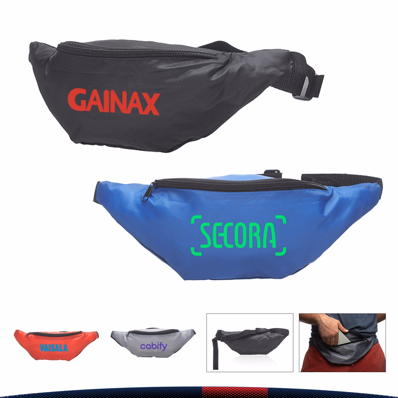 Olivon Polyester Fanny Pack