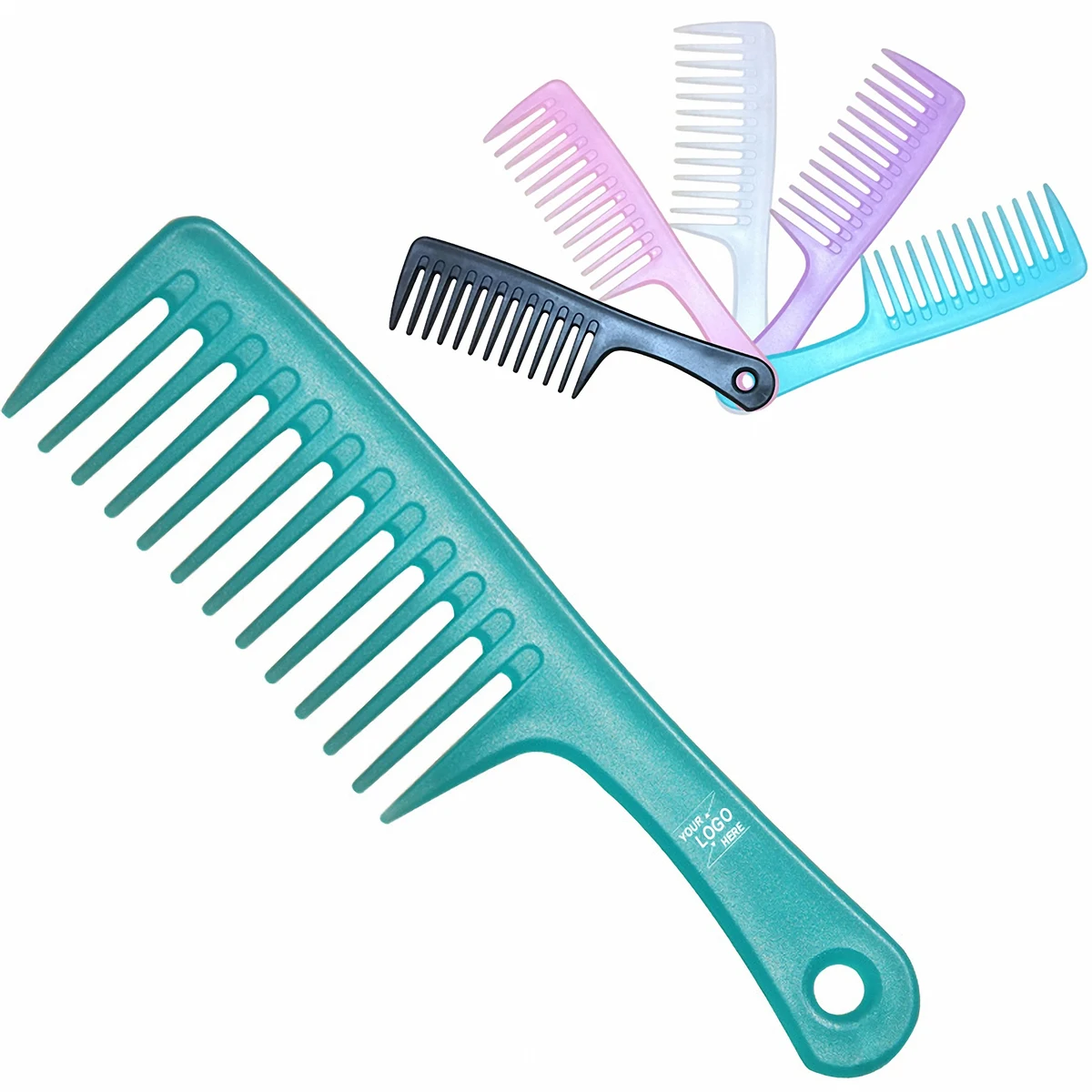 Detangling Plastic Comb for Curly Hair 1