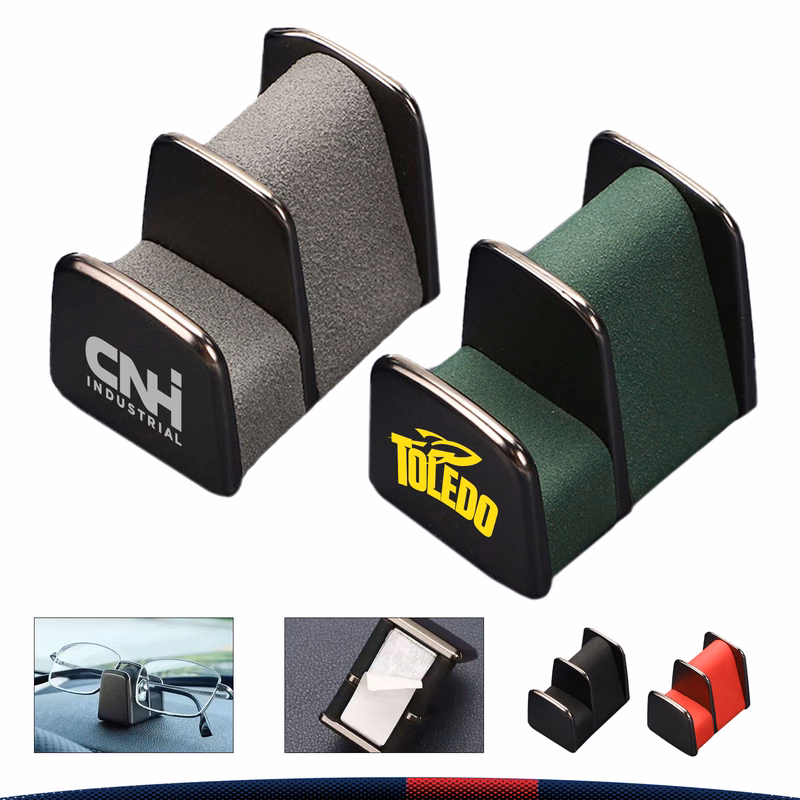 Zycril PU Leather Car Eyeglasses Stand