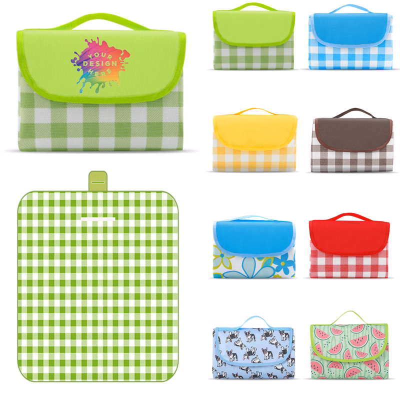 Full Color Folding Waterproof Picnic Mat Mat MOQ 50