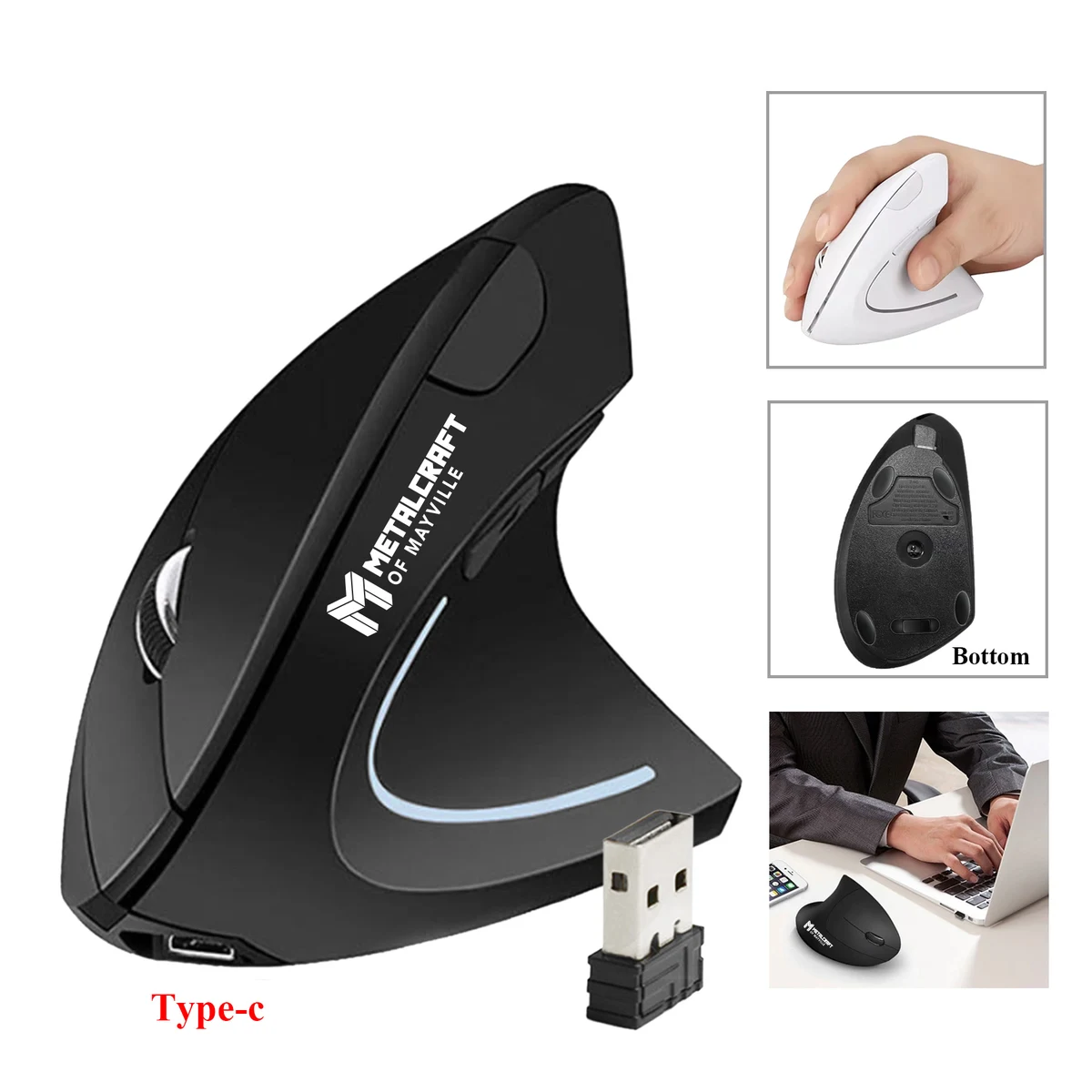 1600 DPI 2.4G Wireless Optical USB Mouse 1