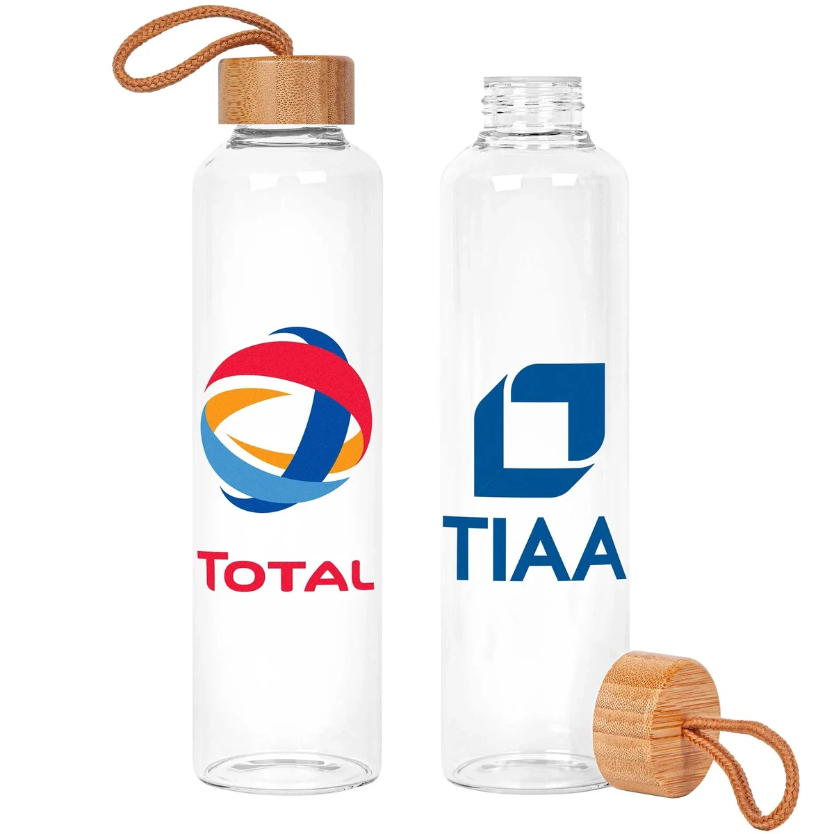 25oz. High Temp Glass & Bamboo Bottle 1