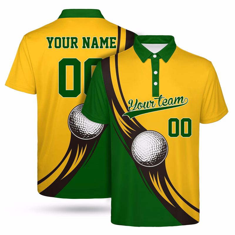 Custom Full Color Dye Sublimation Performance Polo Shirt