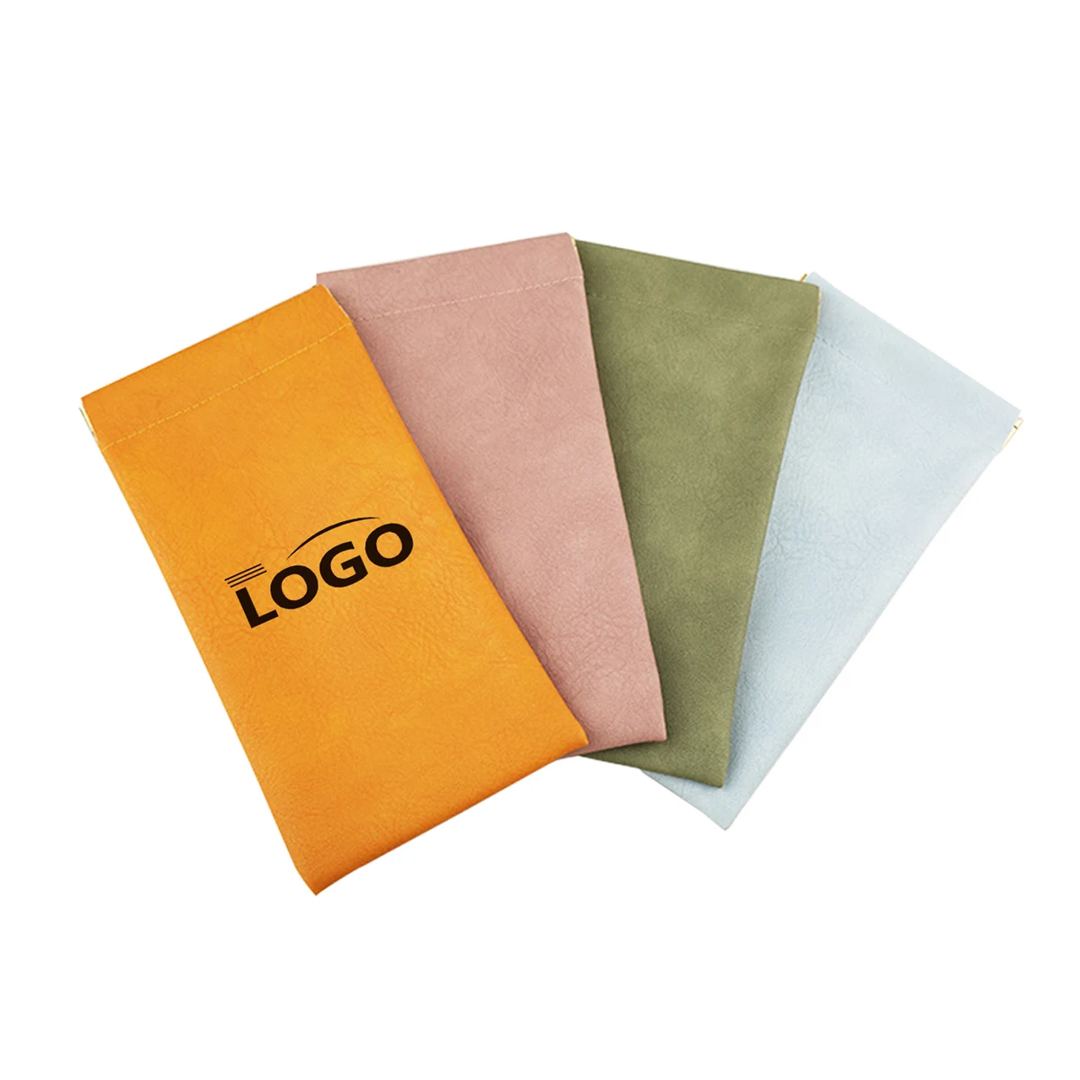 MOQ50 Custom PVC Glasses Pouch With Automatic Closing Design 1