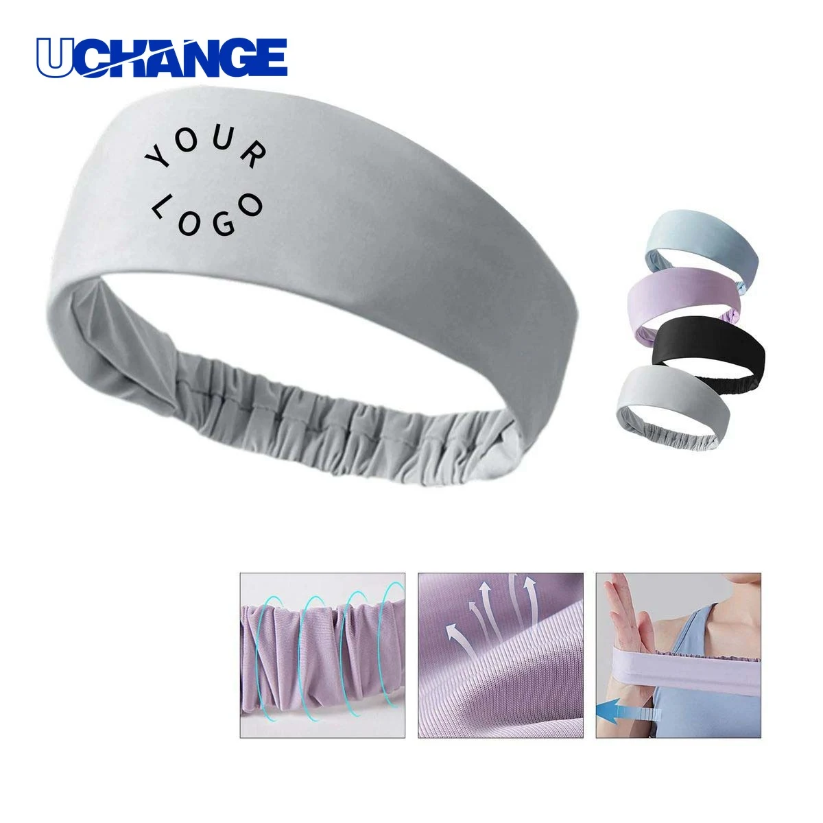 Durable Sports Headband with Sweat Absorption 1