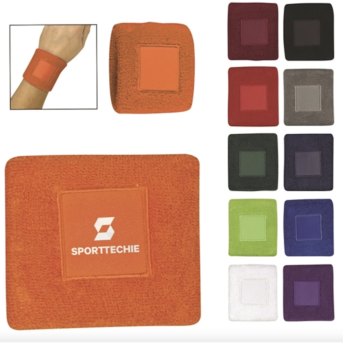 Cotton Wristband with Patch 1