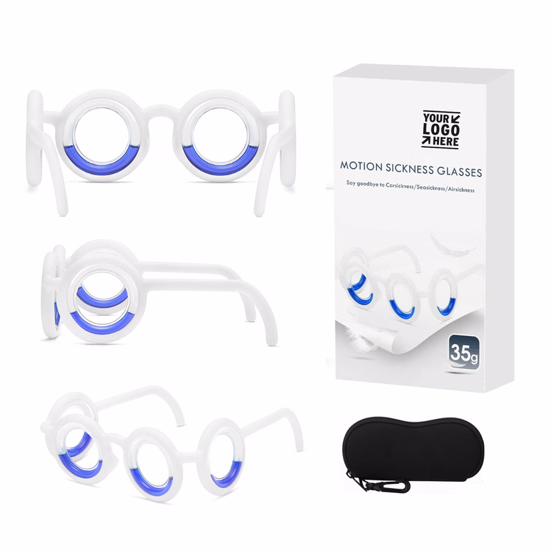 Ultra Light Portable Nausea Relief Motion Sickness Smart  Glasses Set