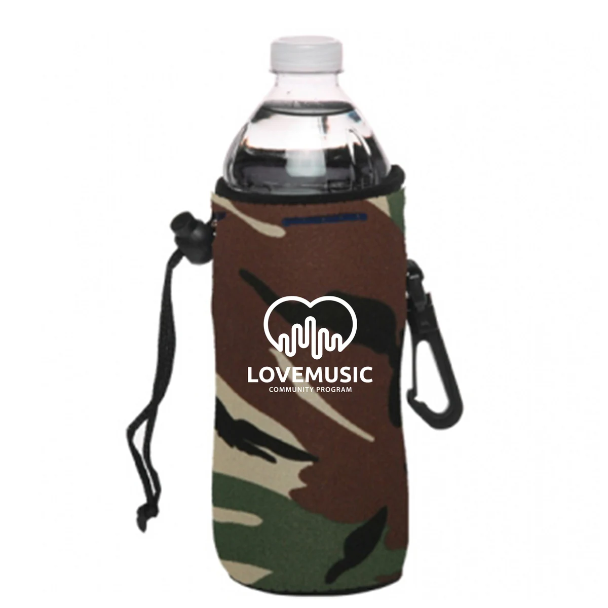 Neoprene Drawstring Bottle Cooler (1 Color Imprint) 1