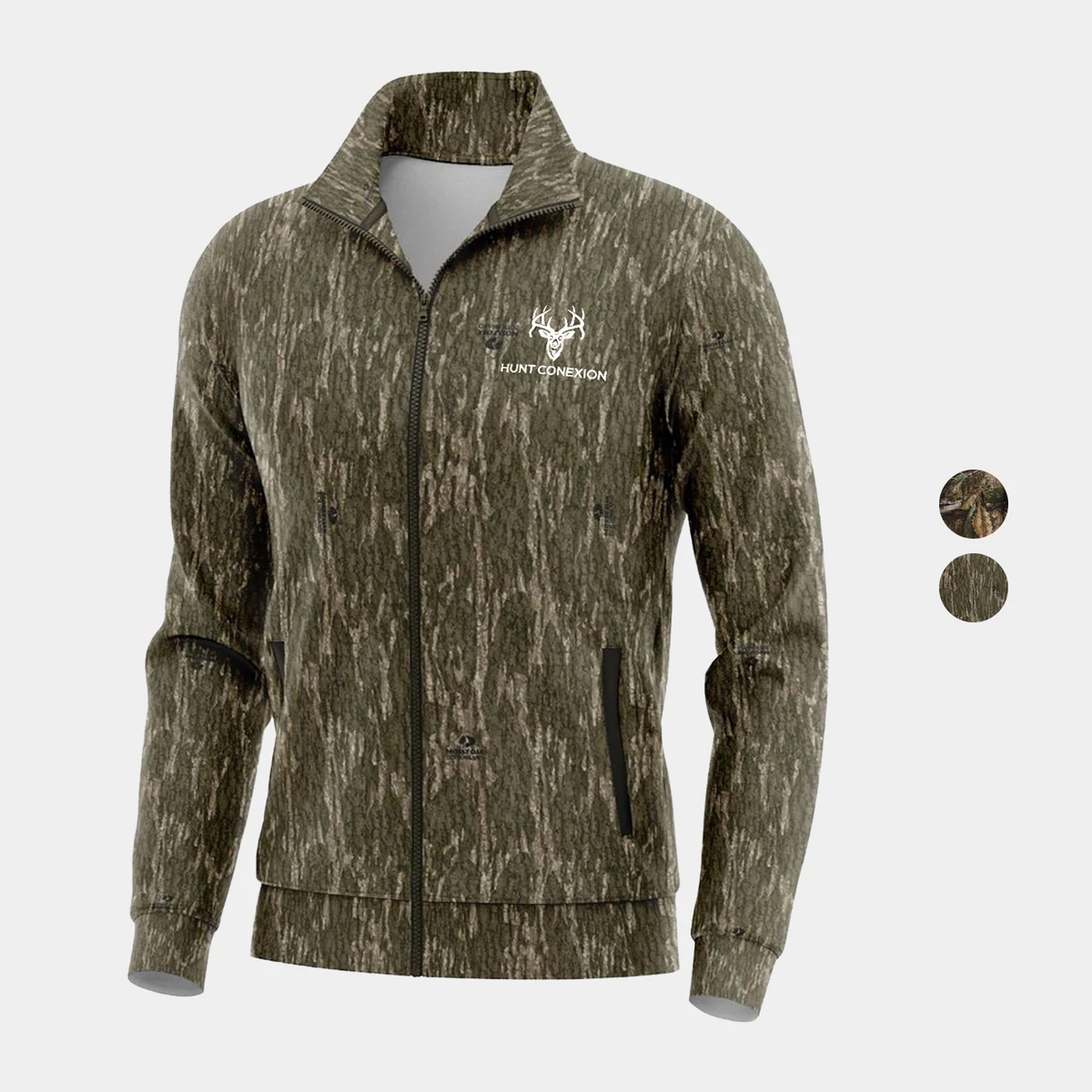 Mossy Oak® Men's 8.2 oz. Track Jacket with Pocket 1