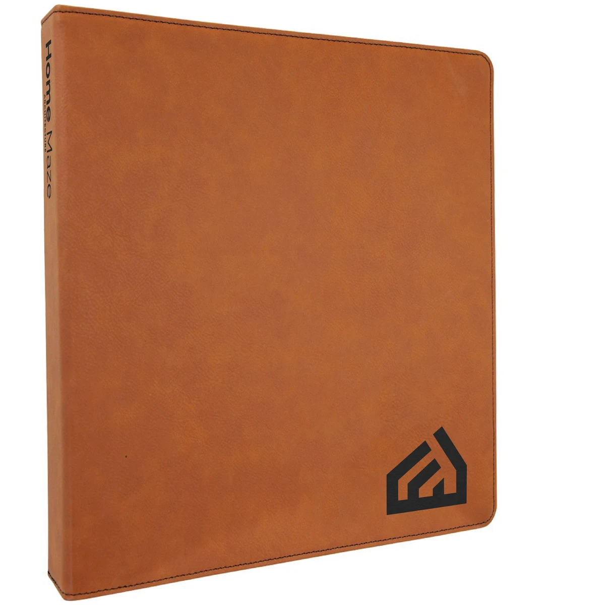 10 " x 11 " Rawhide Leatherette 3-Ring Binder w/ 1" Slant D-Rings 1