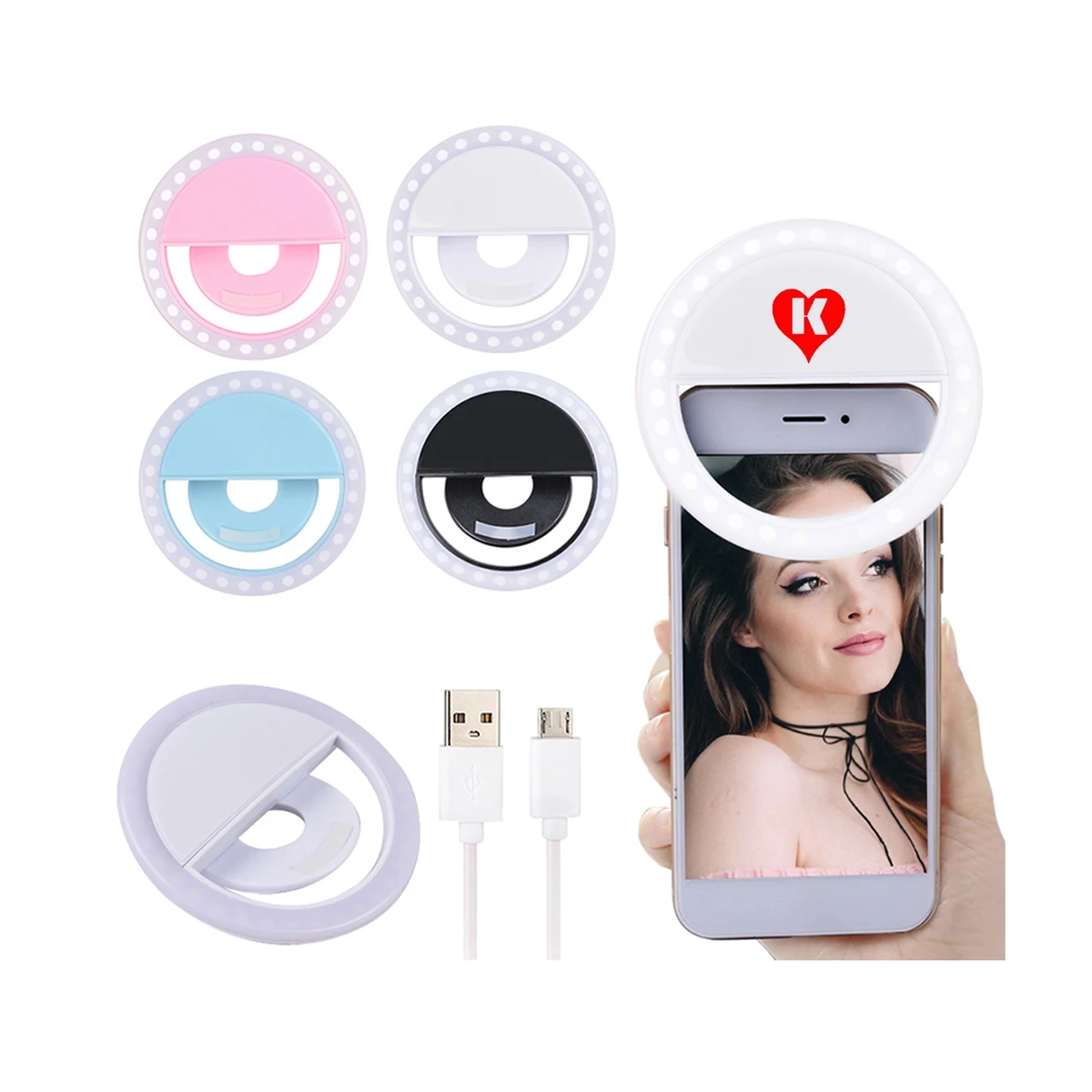 Flashing Selfie Ring Light 1
