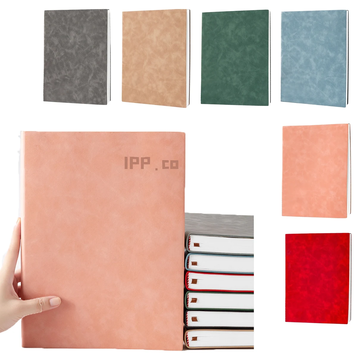 A4 Home Office Diary Sketchbook Leather Soft Cover 1