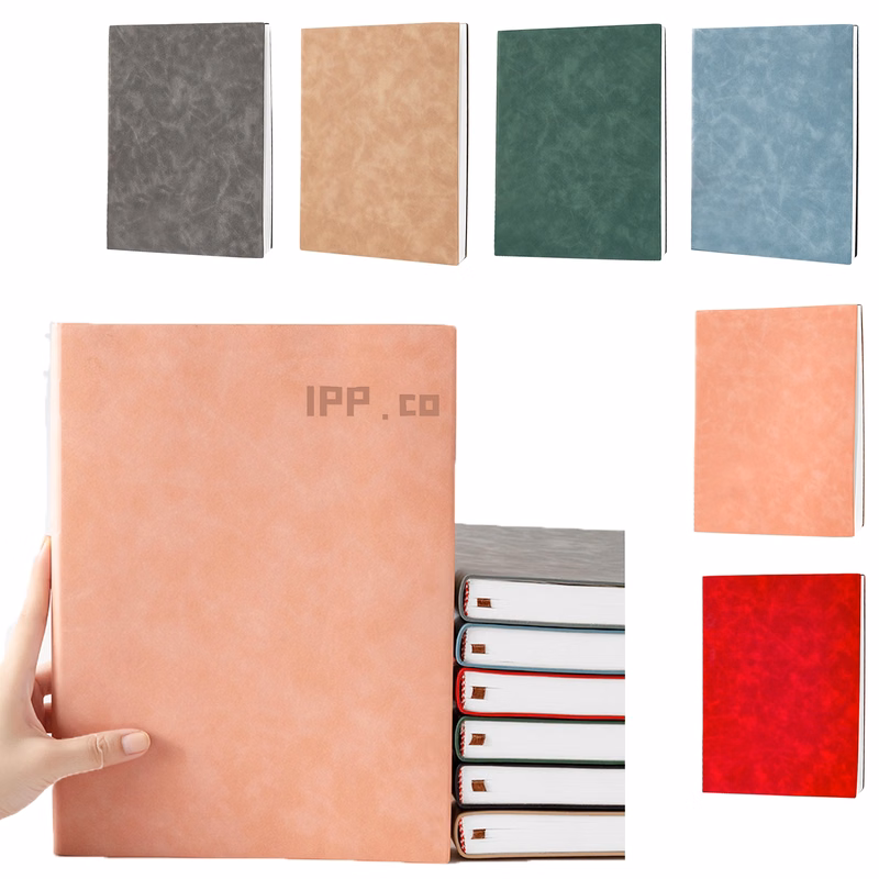 A4 Home Office Diary Sketchbook Leather Soft Cover