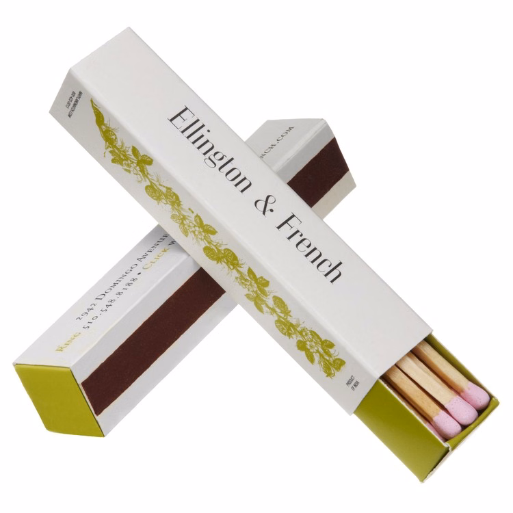 Lipstick Candle Specialty Matchbox 15 Matchsticks (3-inch)