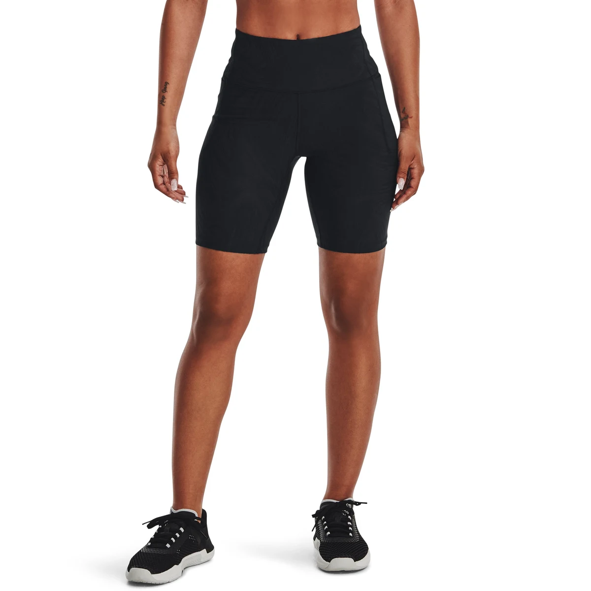 Women's UA Meridian Jacquard Bike Shorts 1