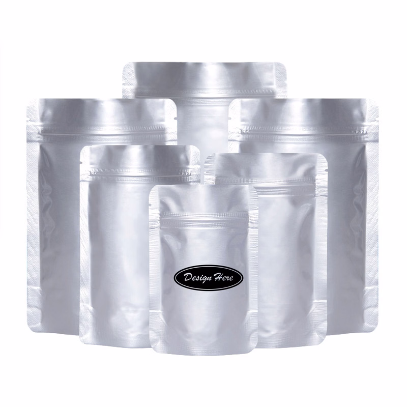 Durable Aluminum Foil Stand-Up Pouch for Food Packaging