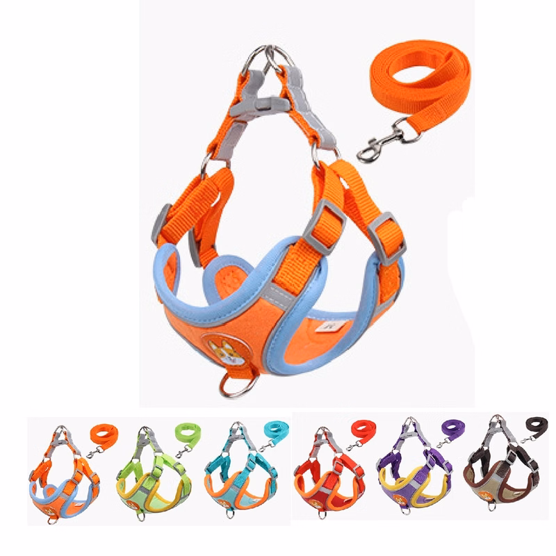 Breathable Mesh Vest Harness With Reflective Soft Padded