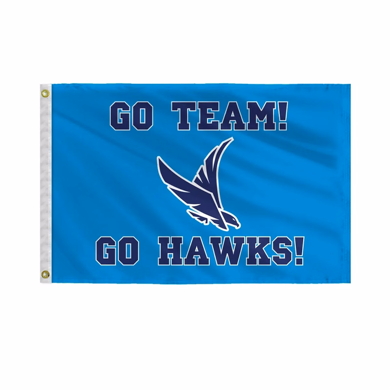 Hawk Mascot Flags