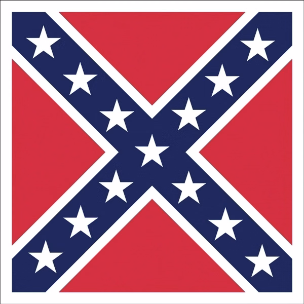 Historical Flag - Square Battle Stick Flag