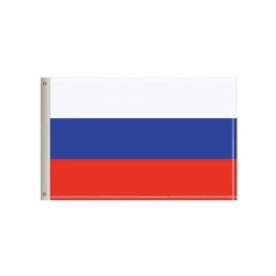 National Flag, Russia, Single-Sided - 96"W x 60"H