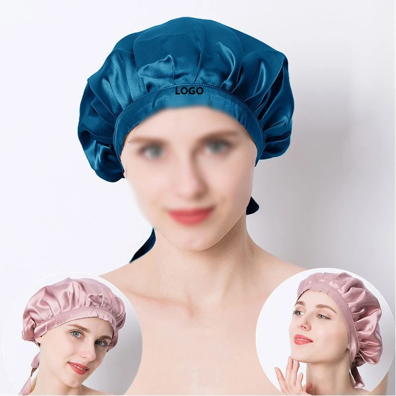 Soft Breathable 100% Mulberry Silk Sleep Cap 1