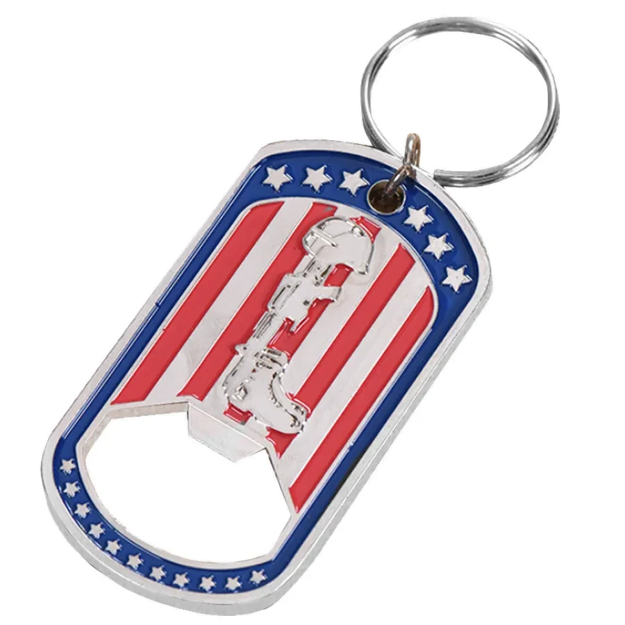 Eye-Catching Metal Bottle Opener Keychain 1