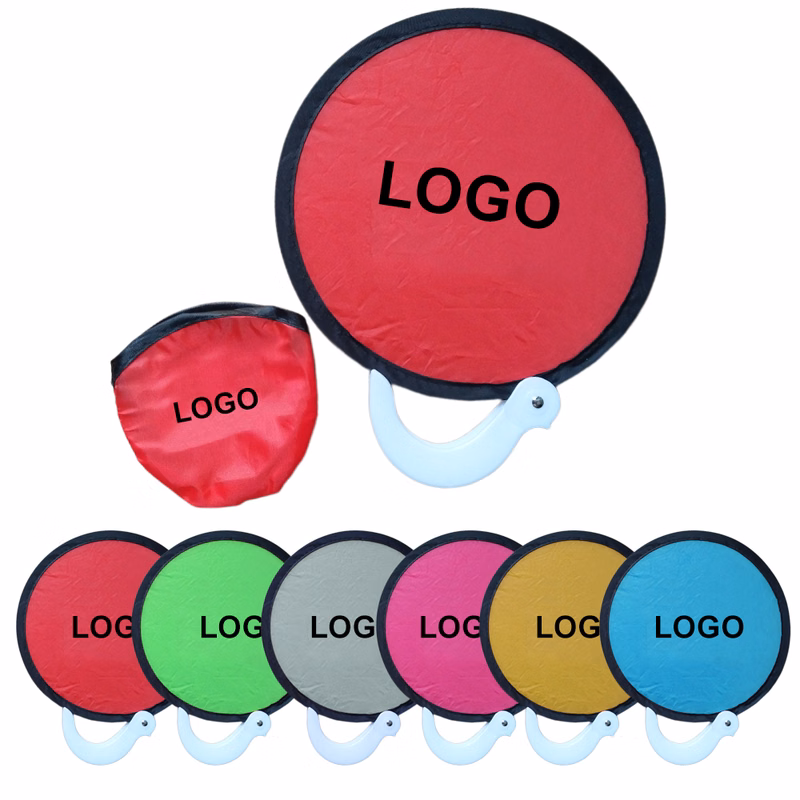7.9" Round Foldable Polyester Fans