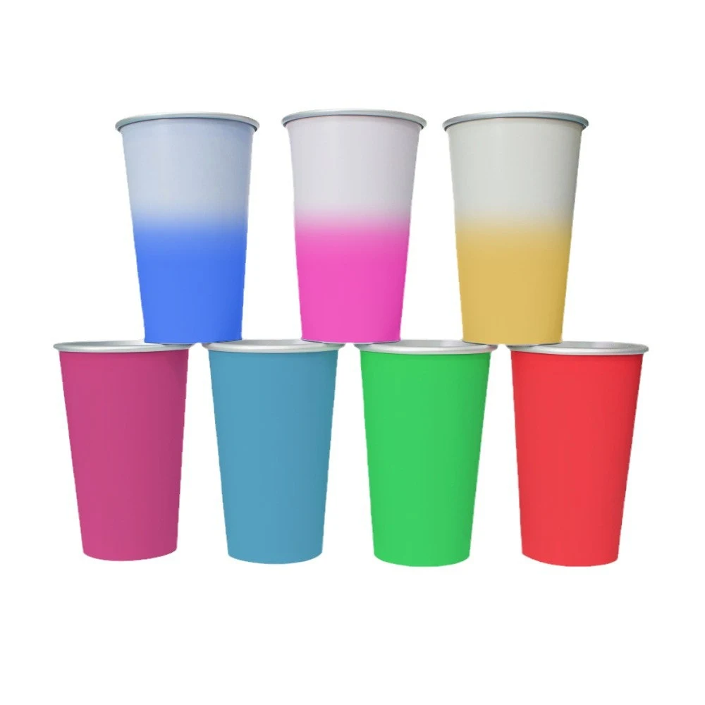 16 Oz. Reusable Aluminum Mood Drinking Cup 1