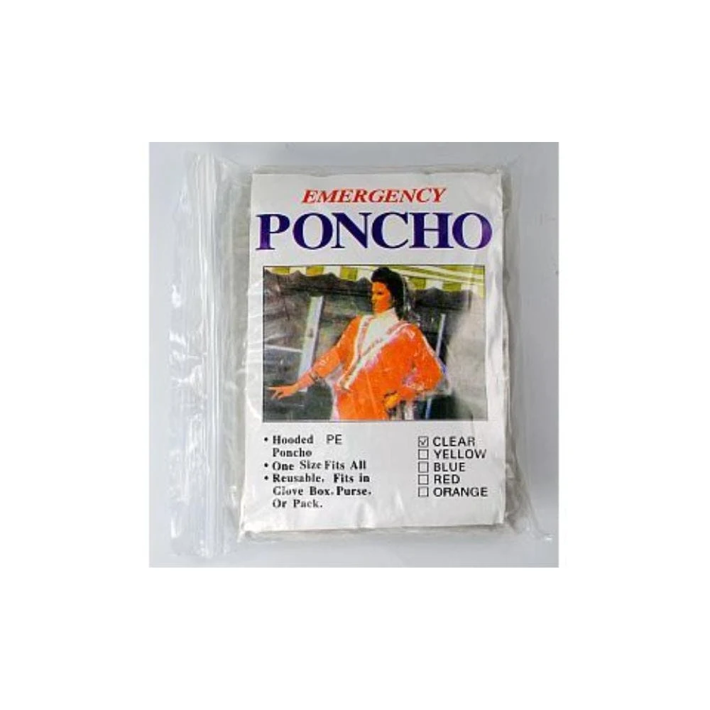Clear Emergency Ponchos 1