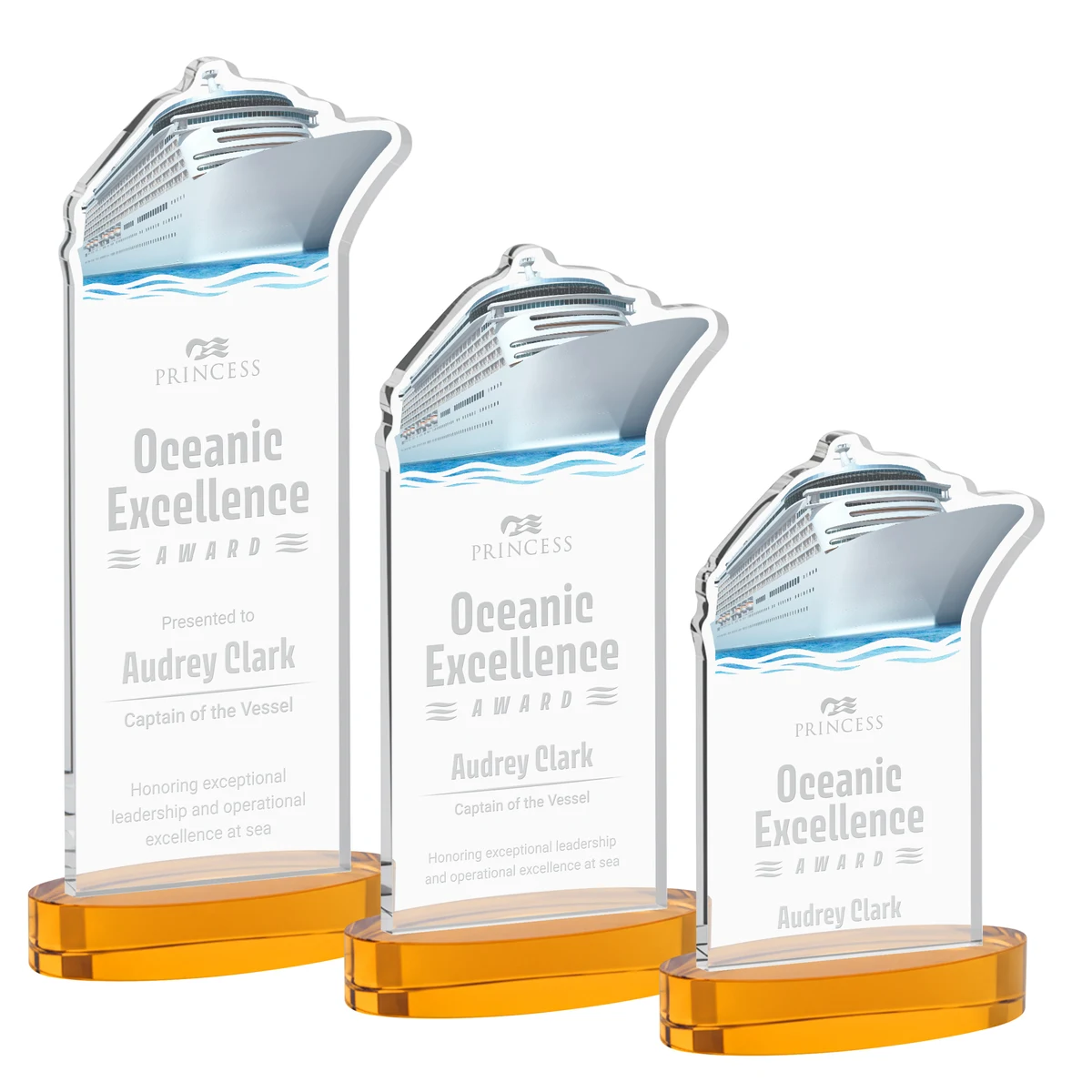Voyager Award on Alberton Base - Amber 1