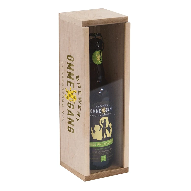 Plywood Gift Box with Acrylic Slide Cover 1