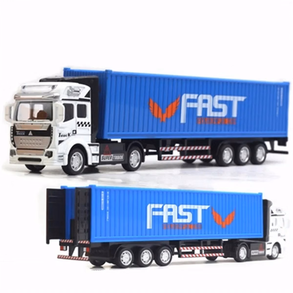 Tractor Trailer Model With Lights