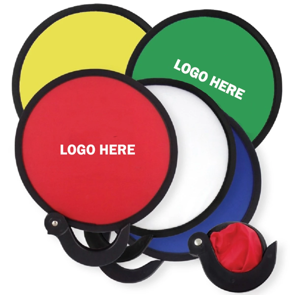 Foldable Flying Disc Fan With Handle 1