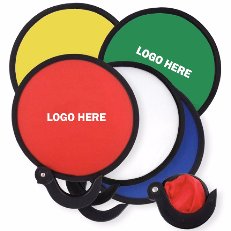 Foldable Flying Disc Fan With Handle