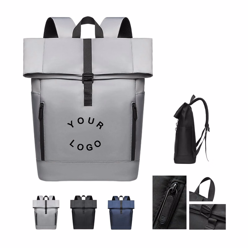 Durable Polyester Laptop Backpack for Work or Travel