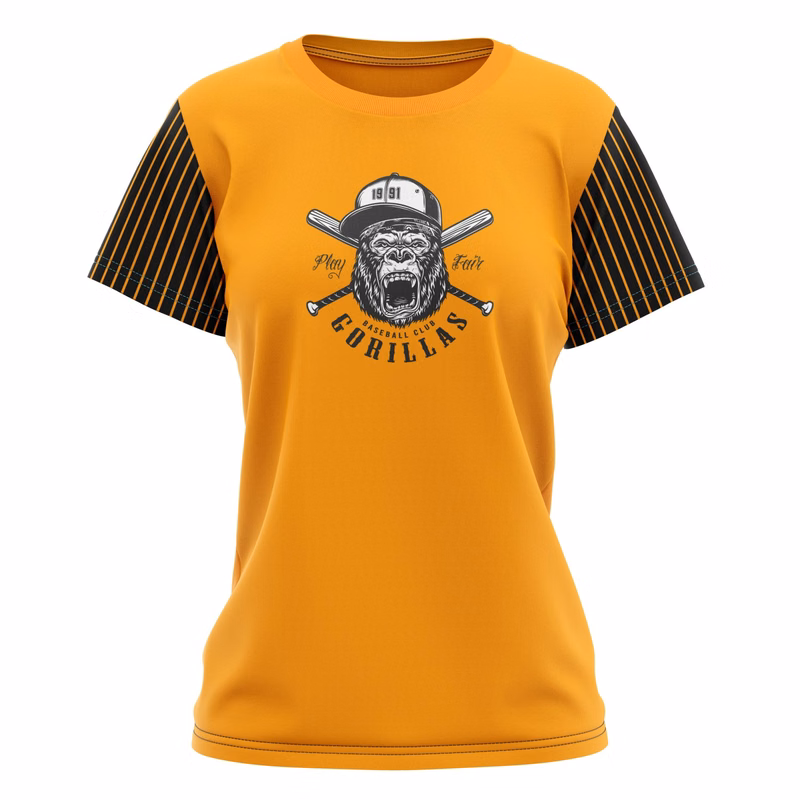 Women's Premium Full Sublimation Crew Neck Baseball Fanwear Jersey