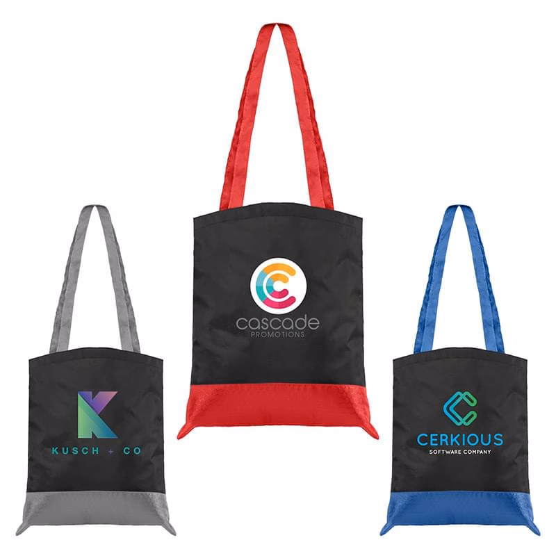 York Shopping Tote Bag - 210D Polyester, 420D RipStop Trim