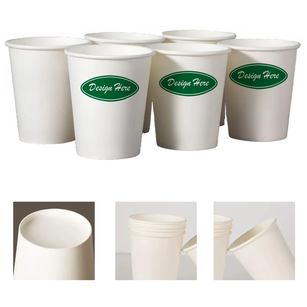 Kraft Paper Disposable Coffee Cup 1