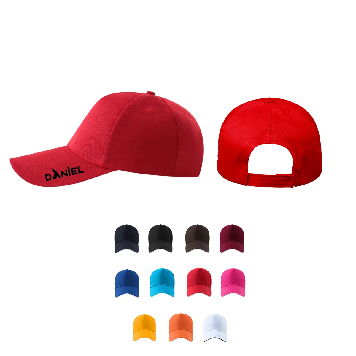 Pure Cotton Baseball Caps 5 Panel 1
