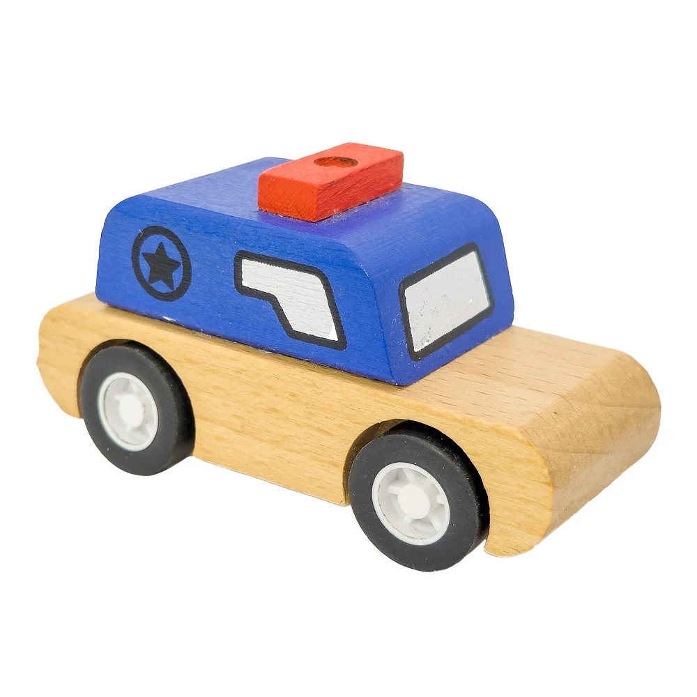 Wooden Police Car 1