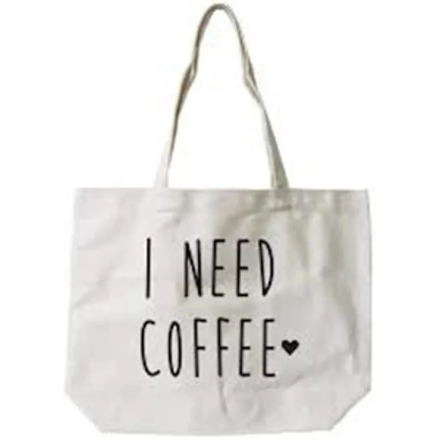 Sublimation 12 oz Poly Canvas Tote Bag -20"x15", custom tote bag with logo imprint 1